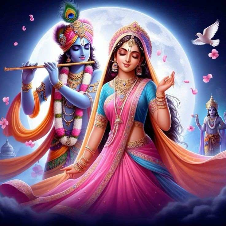 radha krishna images love romantic