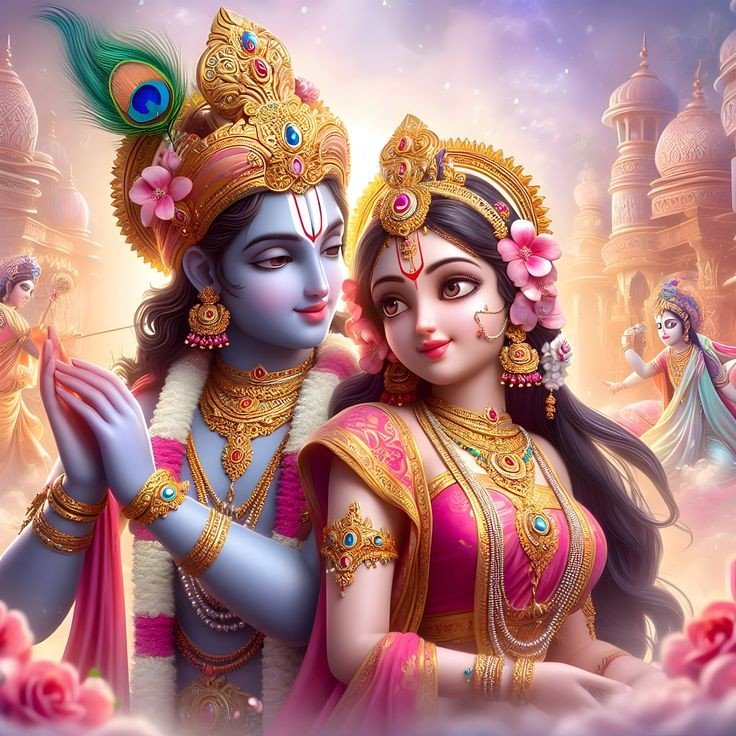 radha krishna images love romantic