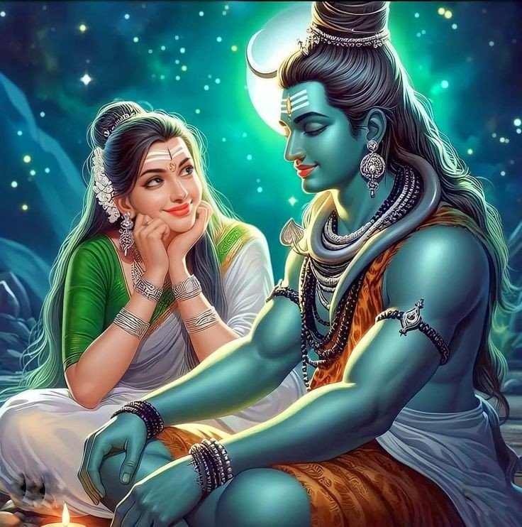 shiv parvati images love