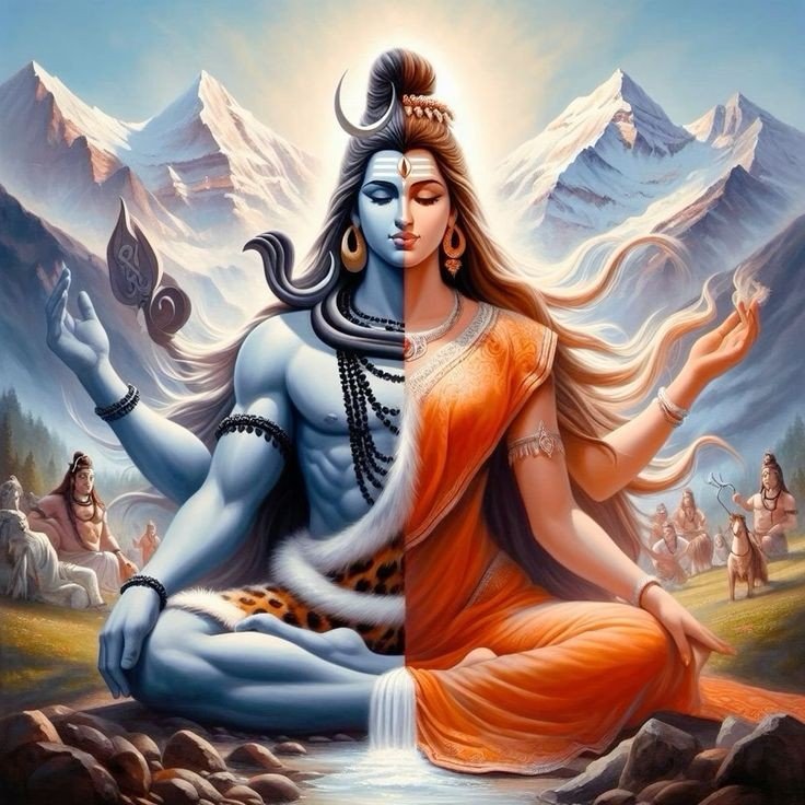 shiv parvati images love