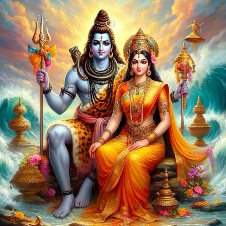 shiv parvati images love