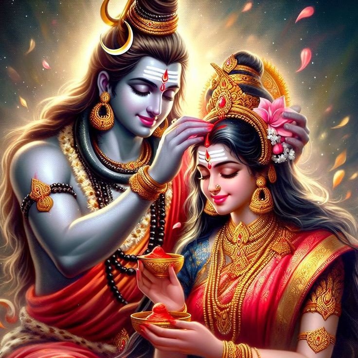 shiv parvati images love