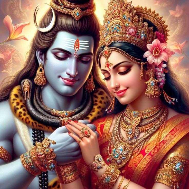 shiv parvati images love