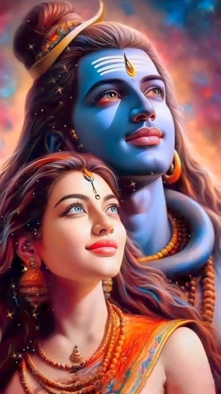 shiv parvati images love